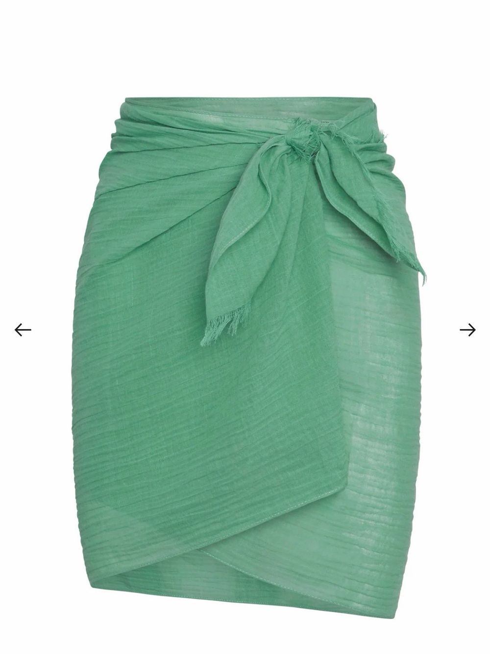 Monday Swimwear- Mykonos sarong pond crinkle O/S